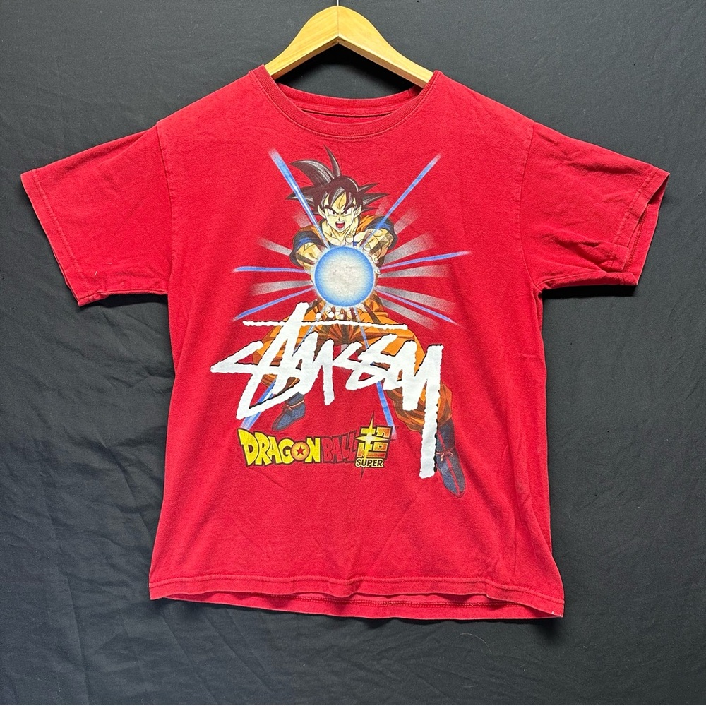 Custom Stussy Dragon Ball Z Shirt Kids Large